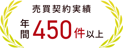 売上契約実績年間450件。管理物件入居率99.01%